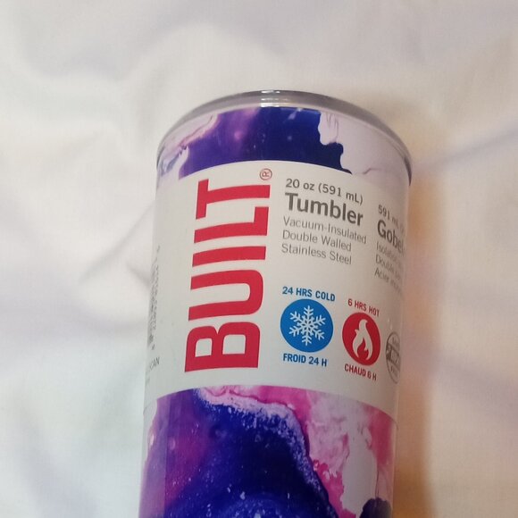 New Built 20oz Double Wall Stainless Steel Coffee Tumbler Hot 6 Hrs, Cold 20 Hrs - Picture 2 of 7